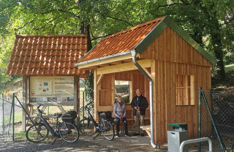 Schutzhütte am Weserradweg - seit 2022